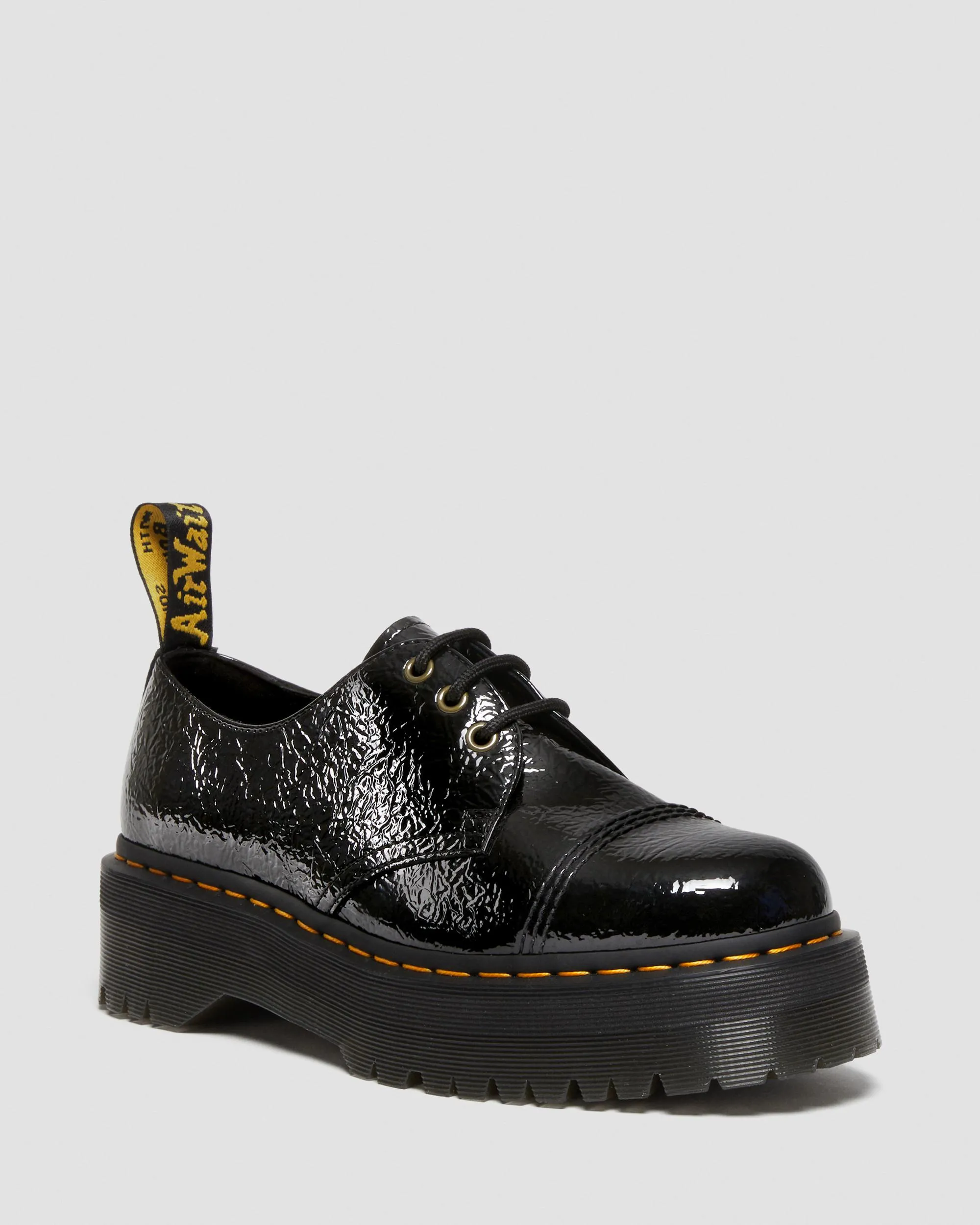 Zapatos con plataforma 1461 Quad en charol 